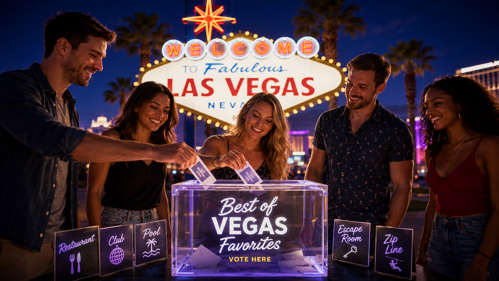Best of Vegas voting scene
