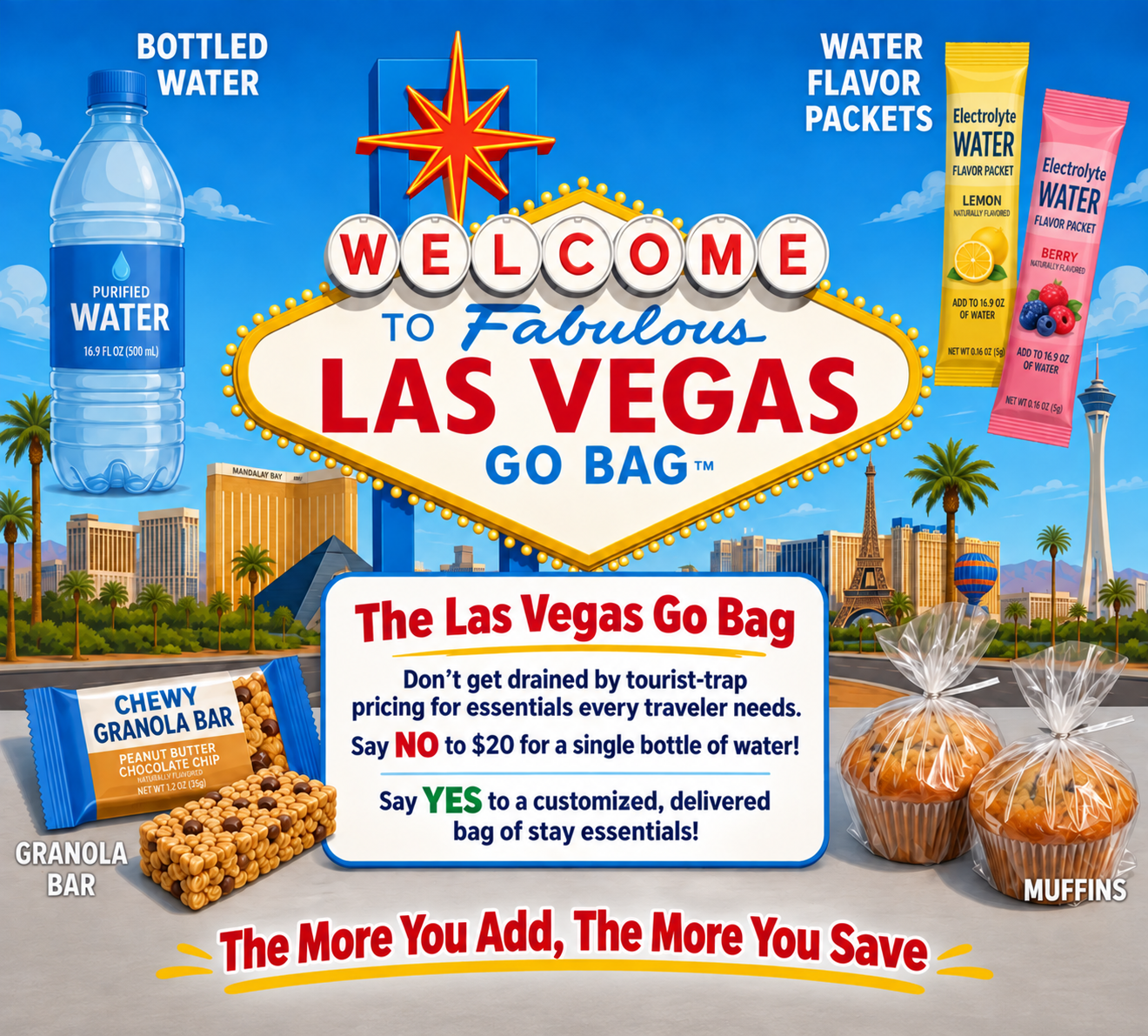 Las Vegas Go Bag
